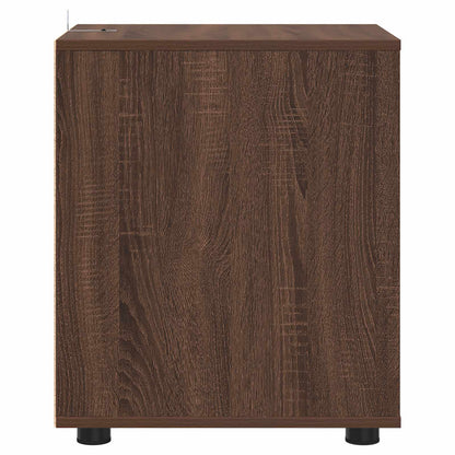 vidaXL Storage Cabinet Brown Oak 40 x 48 x 57 cm Engineered Wood
