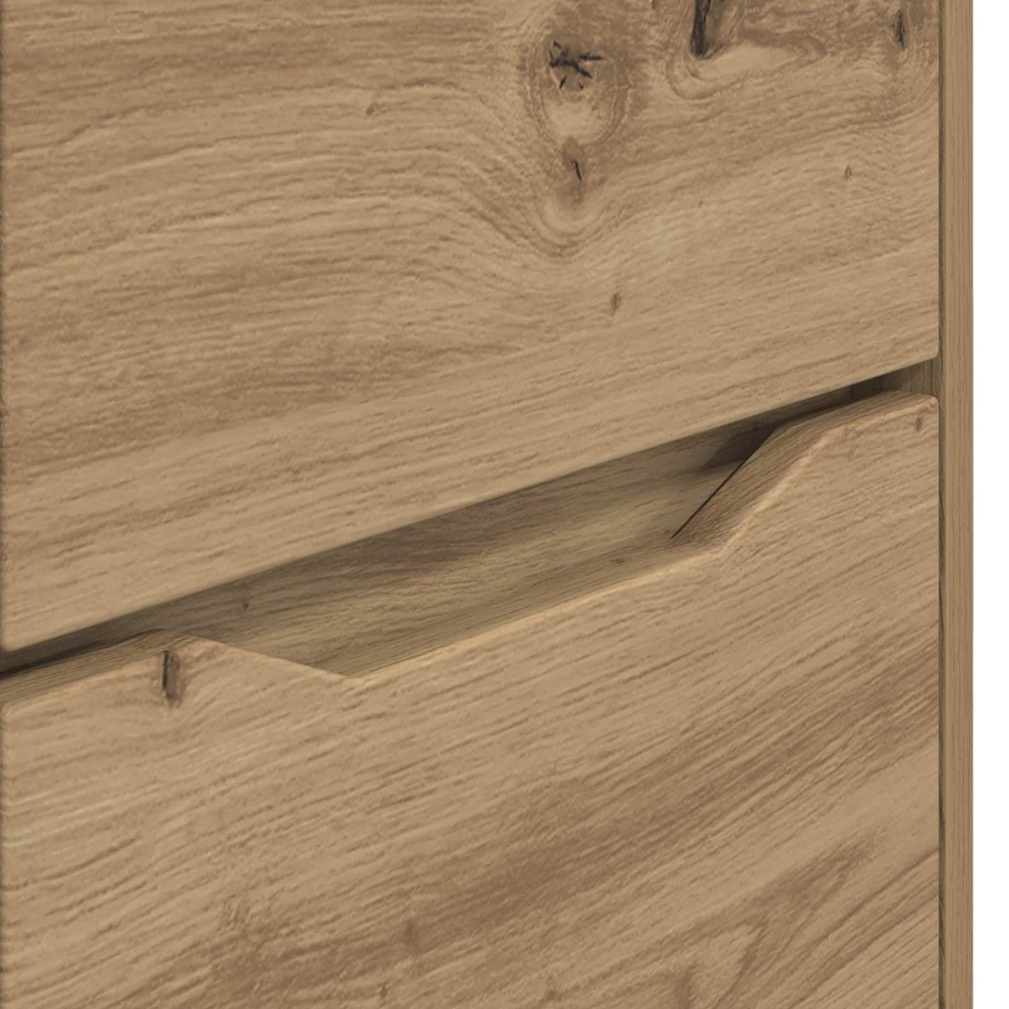 vidaXL Storage Cabinet 40 x 48 x 57 cm Engineered Wood Artisan Oak
