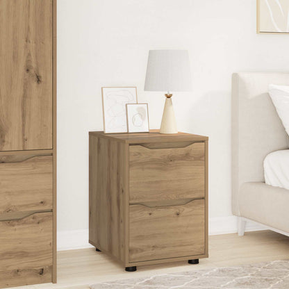 vidaXL Storage Cabinet 40 x 48 x 57 cm Engineered Wood Artisan Oak