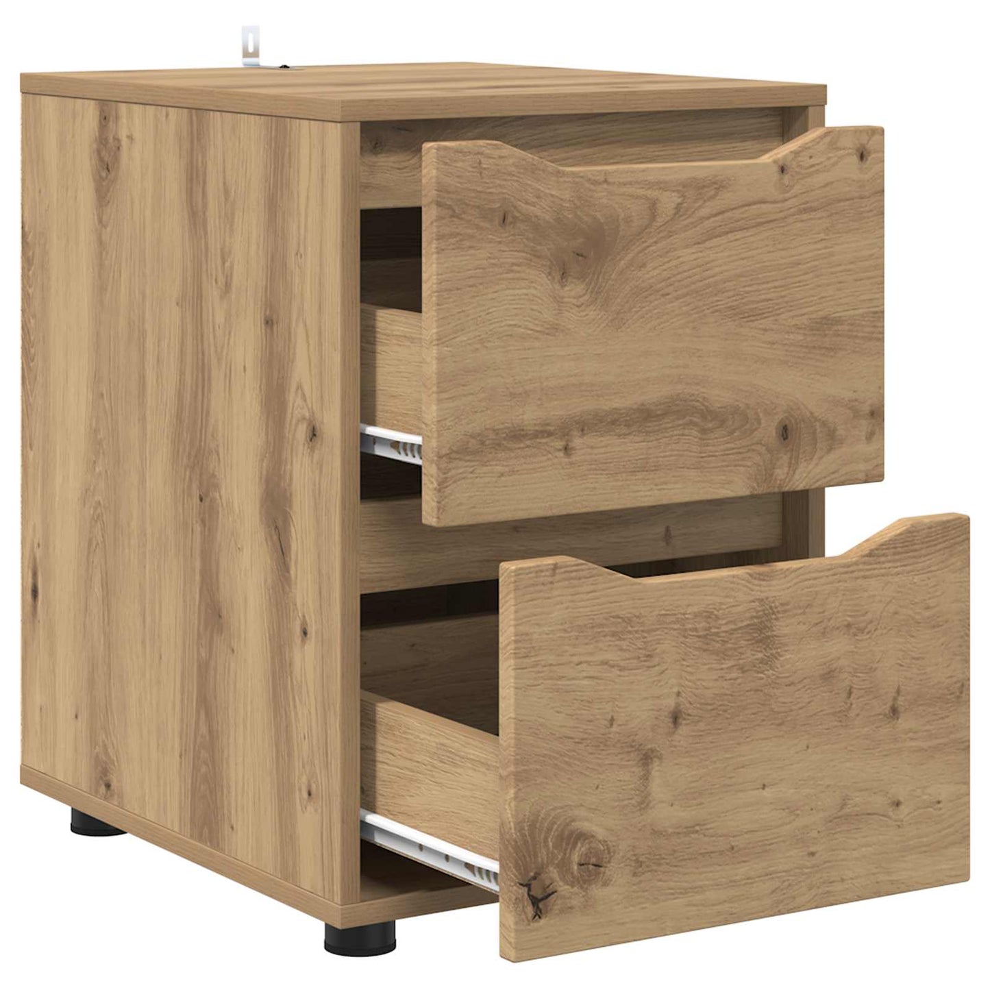 vidaXL Storage Cabinet 40 x 48 x 57 cm Engineered Wood Artisan Oak