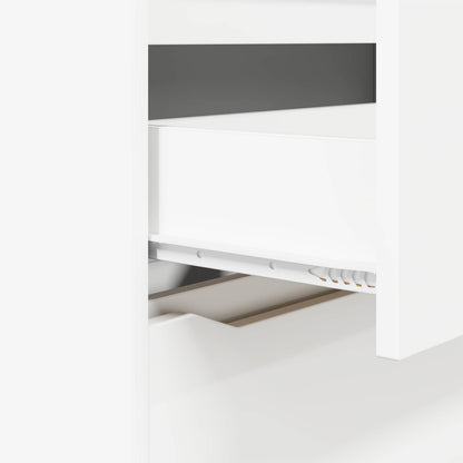 vidaXL Storage Cabinet White 80 x 31 x 81 cm Engineered Wood