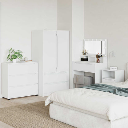 vidaXL Storage Cabinet White 80 x 31 x 81 cm Engineered Wood