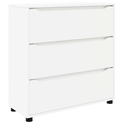 vidaXL Storage Cabinet White 80 x 31 x 81 cm Engineered Wood