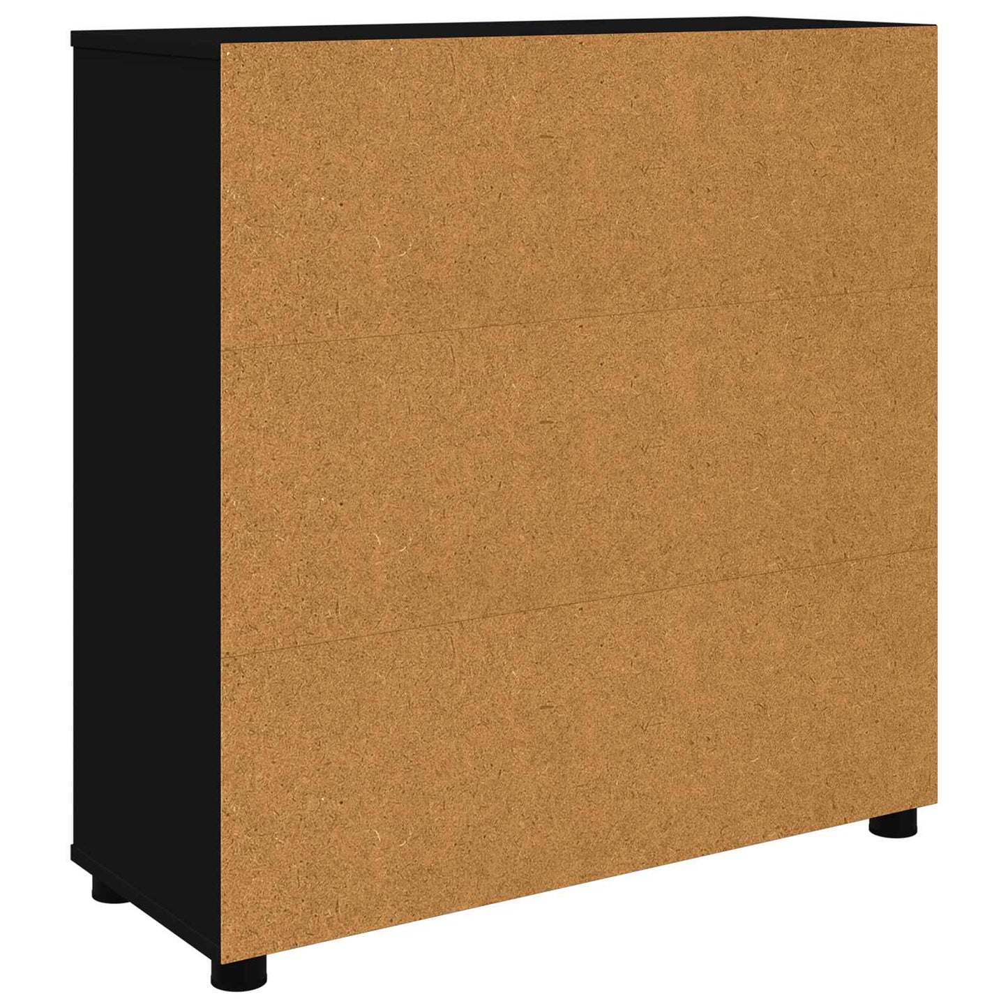 vidaXL Storage Cabinet Black 80 x 31 x 81 cm Engineered Wood