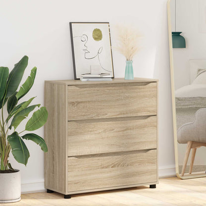 vidaXL Storage Cabinet Sonoma Oak 80 x 31 x 81 cm Engineered Wood