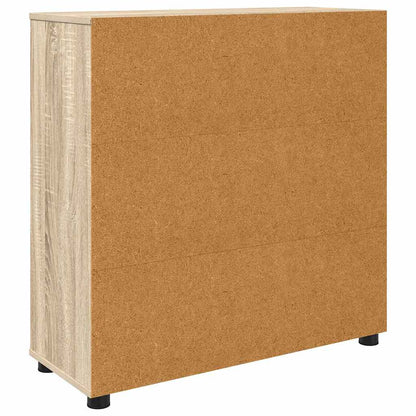 vidaXL Storage Cabinet Sonoma Oak 80 x 31 x 81 cm Engineered Wood