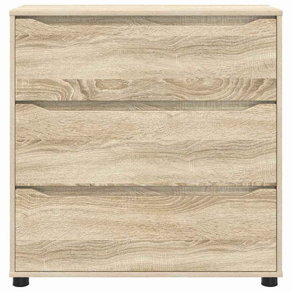 vidaXL Storage Cabinet Sonoma Oak 80 x 31 x 81 cm Engineered Wood