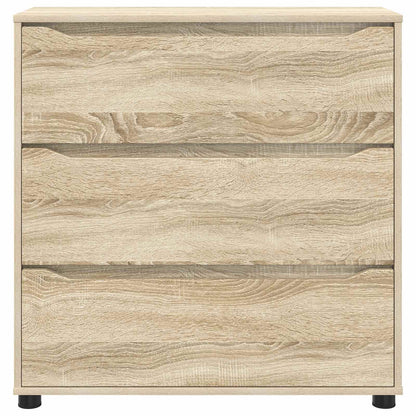 vidaXL Storage Cabinet Sonoma Oak 80 x 31 x 81 cm Engineered Wood