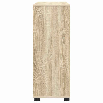 vidaXL Storage Cabinet Sonoma Oak 80 x 31 x 81 cm Engineered Wood