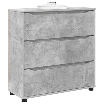 vidaXL Storage Cabinet Concrete Grey 80 x 31 x 81 cm Engineered Wood