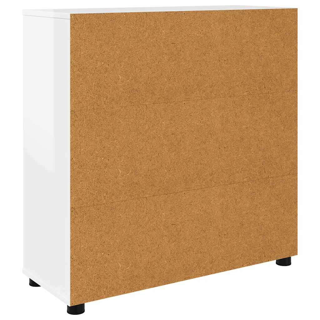 vidaXL Storage Cabinet High Gloss White 80 x 31 x 81 cm