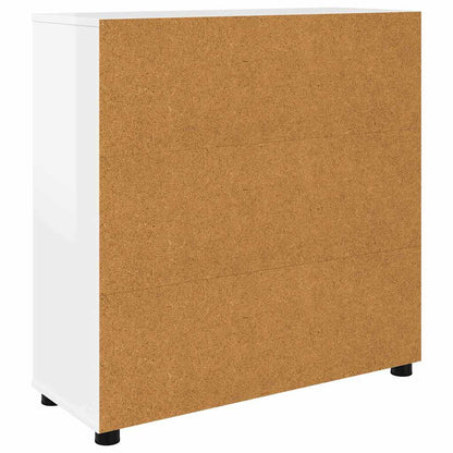 vidaXL Storage Cabinet High Gloss White 80 x 31 x 81 cm