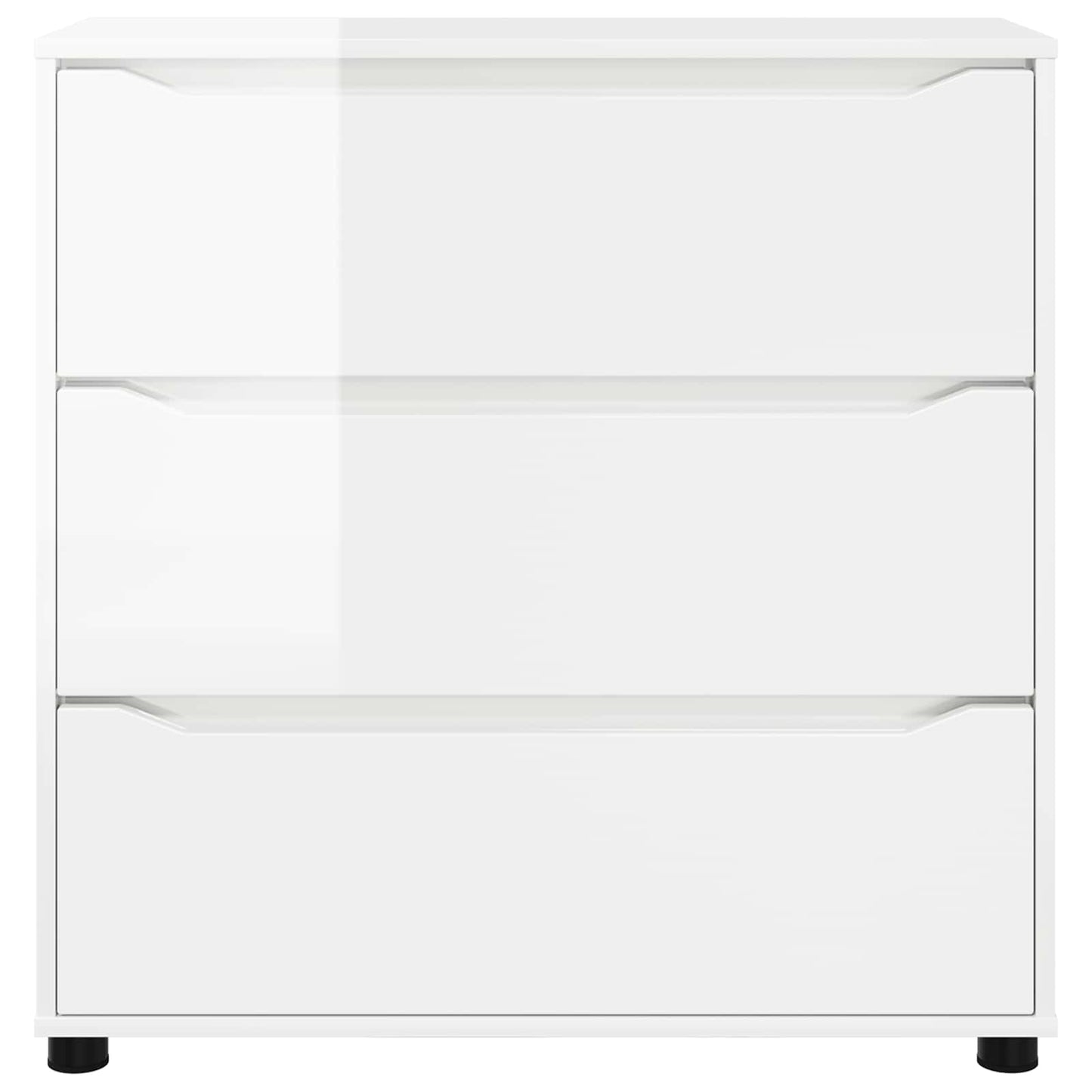 vidaXL Storage Cabinet High Gloss White 80 x 31 x 81 cm