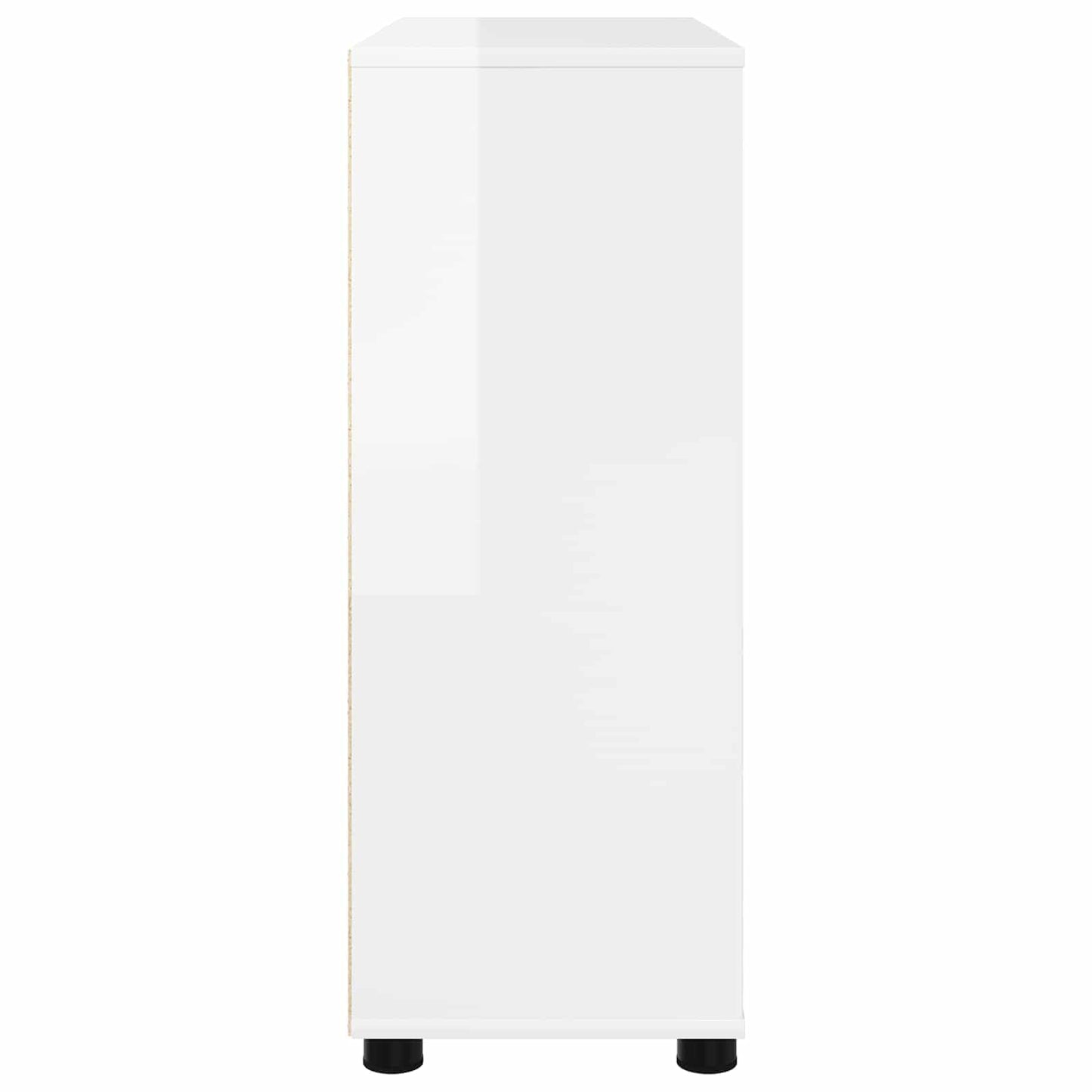 vidaXL Storage Cabinet High Gloss White 80 x 31 x 81 cm