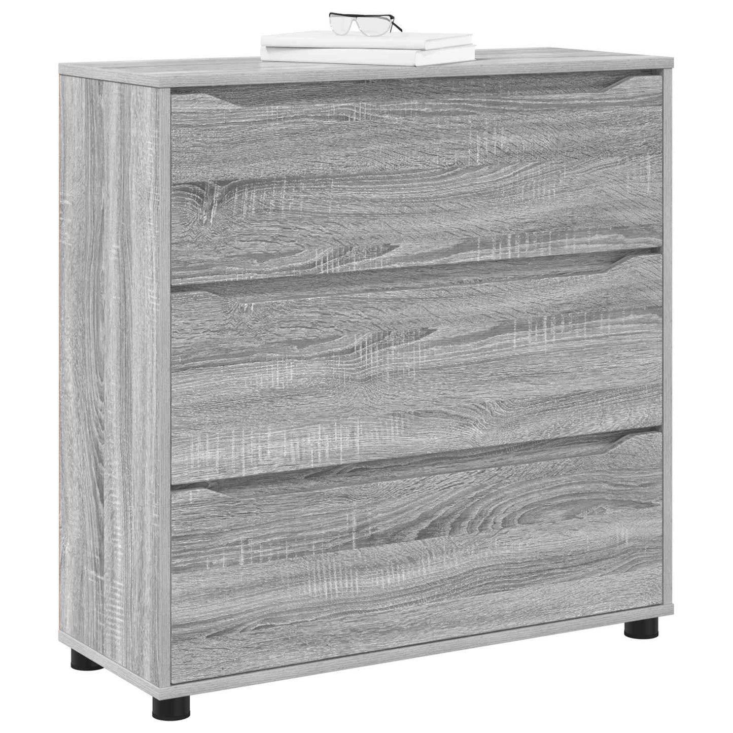 vidaXL Storage Cabinet Grey Sonoma 80 x 31 x 81 cm Engineered Wood