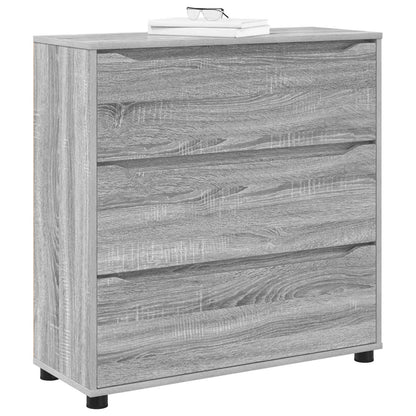 vidaXL Storage Cabinet Grey Sonoma 80 x 31 x 81 cm Engineered Wood