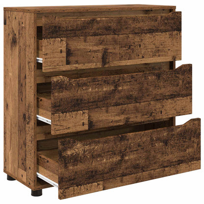 vidaXL Storage Cabinet Old Wood 80 x 31 x 81 cm Engineered Wood