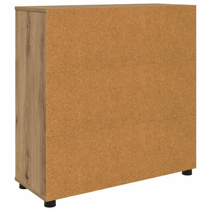 vidaXL Storage Cabinet 80 x 31 x 81 cm Engineered Wood Artisan Oak