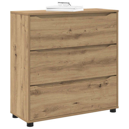 vidaXL Storage Cabinet 80 x 31 x 81 cm Engineered Wood Artisan Oak