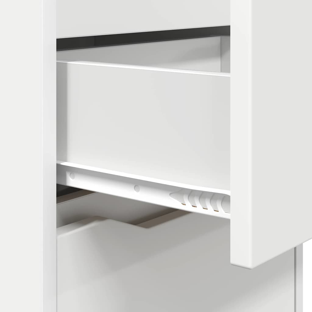 vidaXL Bedside Tables 2 pcs White 40 x 30 x 67 cm Engineered Wood