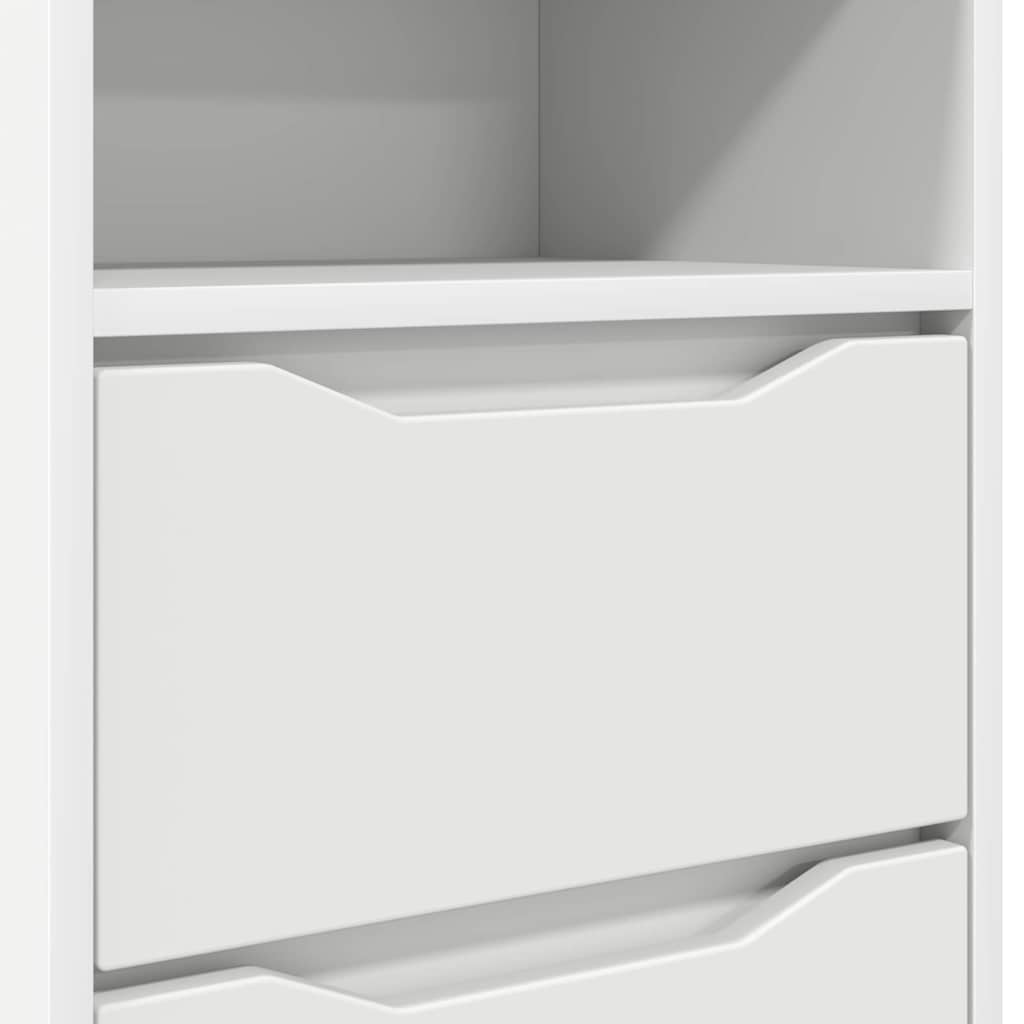 vidaXL Bedside Tables 2 pcs White 40 x 30 x 67 cm Engineered Wood