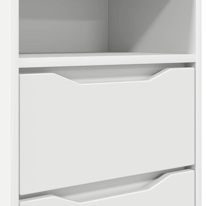 vidaXL Bedside Tables 2 pcs White 40 x 30 x 67 cm Engineered Wood