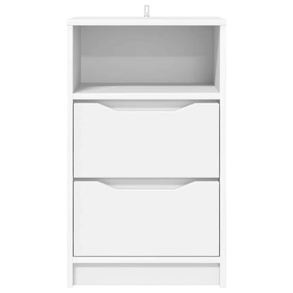 vidaXL Bedside Tables 2 pcs White 40 x 30 x 67 cm Engineered Wood