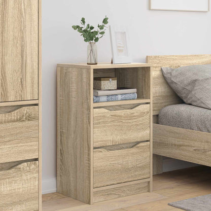 vidaXL Bedside Tables with Drawer 2 pcs Sonoma Oak 40 x 30 x 467 cm