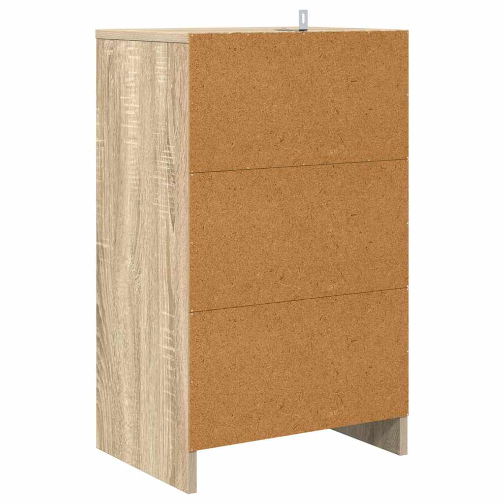 vidaXL Bedside Tables with Drawer 2 pcs Sonoma Oak 40 x 30 x 467 cm