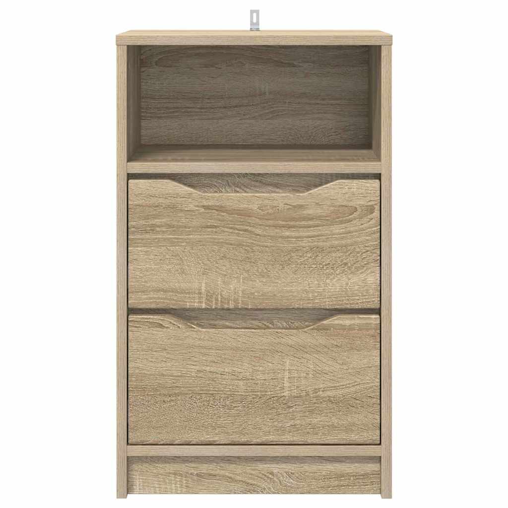 vidaXL Bedside Tables with Drawer 2 pcs Sonoma Oak 40 x 30 x 467 cm
