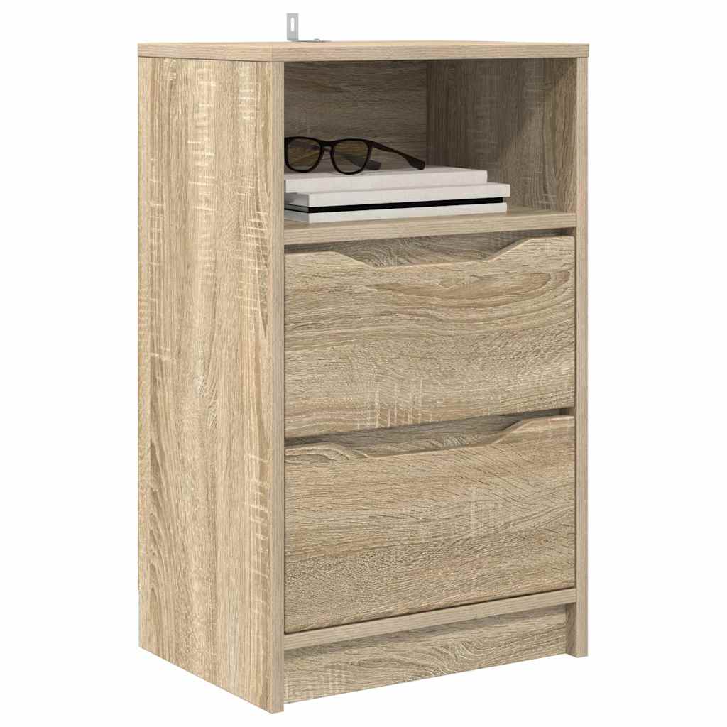 vidaXL Bedside Tables with Drawer 2 pcs Sonoma Oak 40 x 30 x 467 cm