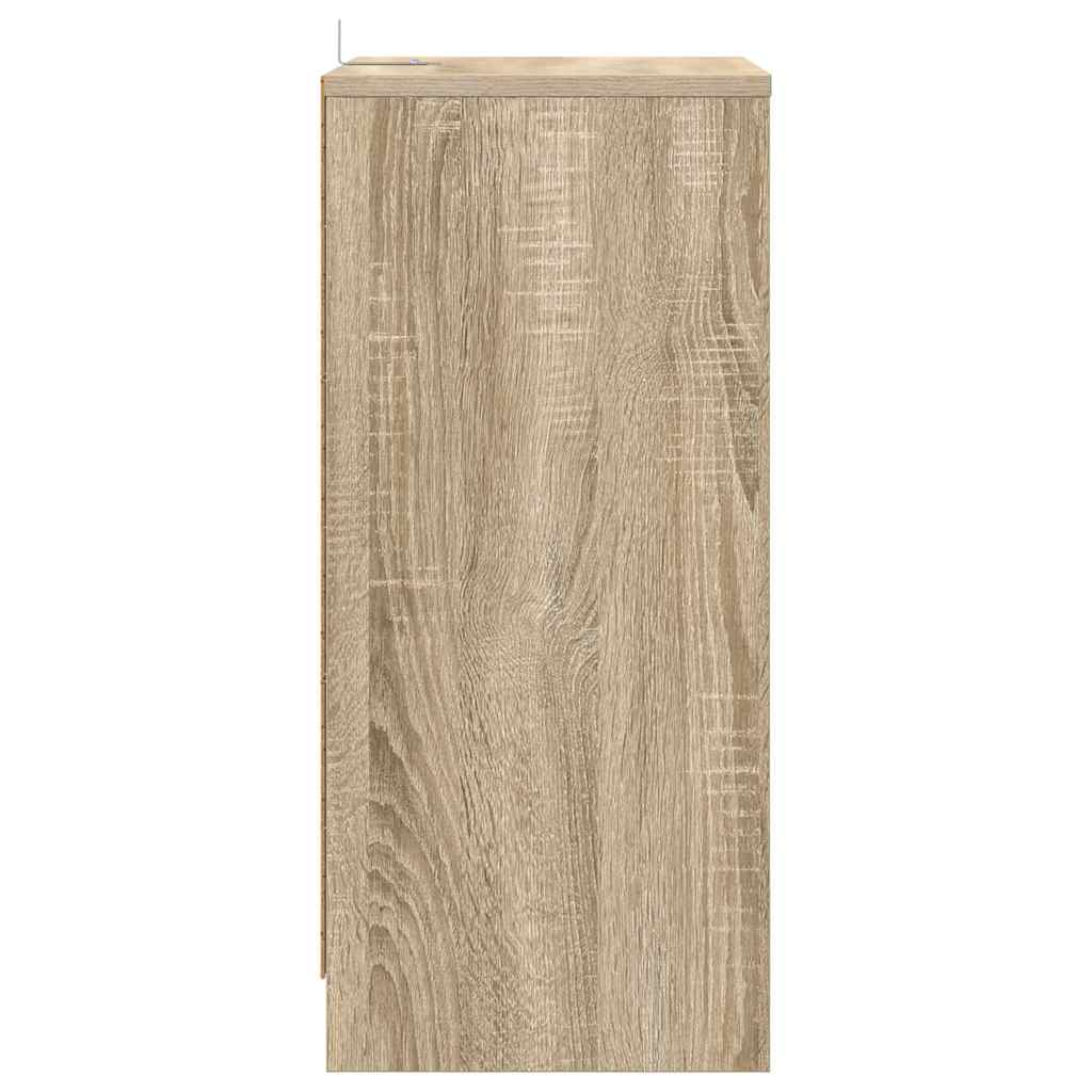 vidaXL Bedside Tables with Drawer 2 pcs Sonoma Oak 40 x 30 x 467 cm