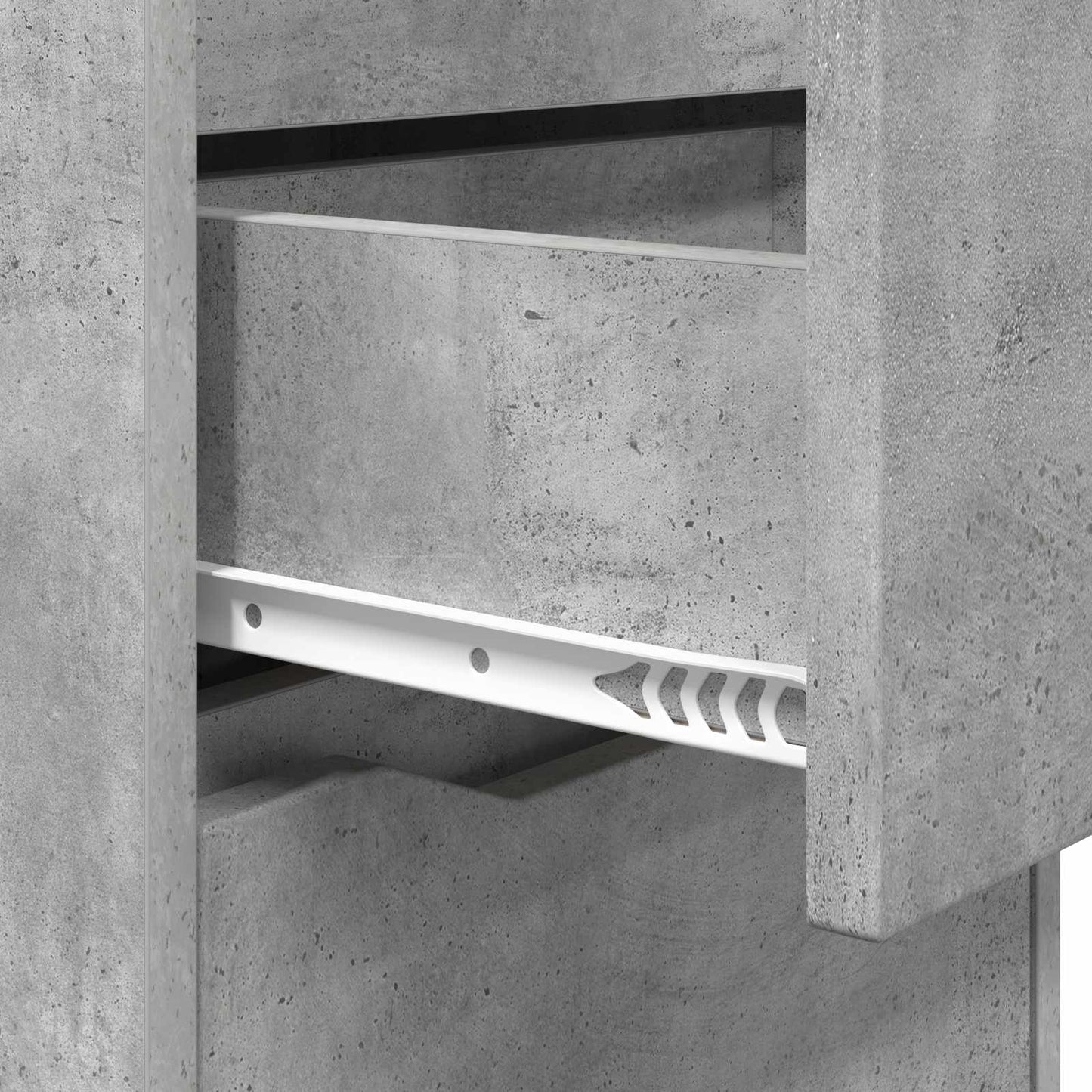 vidaXL Bedside Table Concrete Grey 40 x 30 x 467 cm Engineered Wood