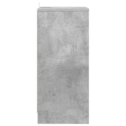 vidaXL Bedside Table Concrete Grey 40 x 30 x 467 cm Engineered Wood