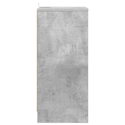 vidaXL Bedside Table Concrete Grey 40 x 30 x 467 cm Engineered Wood