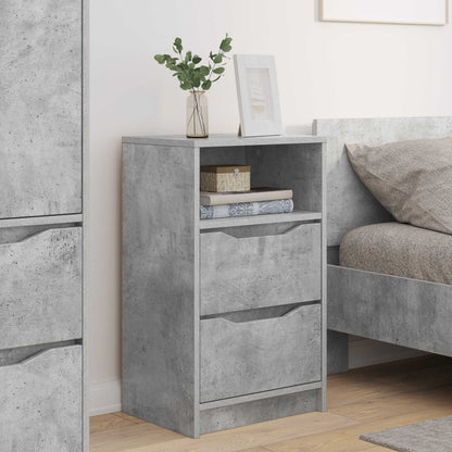 vidaXL Bedside Tables 2 pcs Concrete Grey 40 x 30 x 467 cm