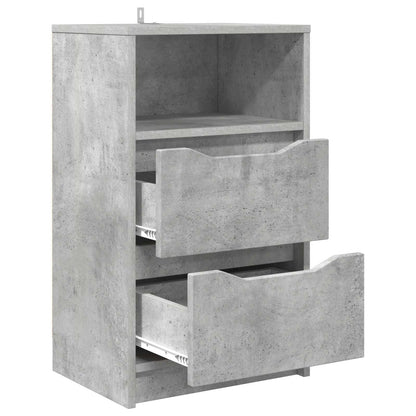 vidaXL Bedside Tables 2 pcs Concrete Grey 40 x 30 x 467 cm