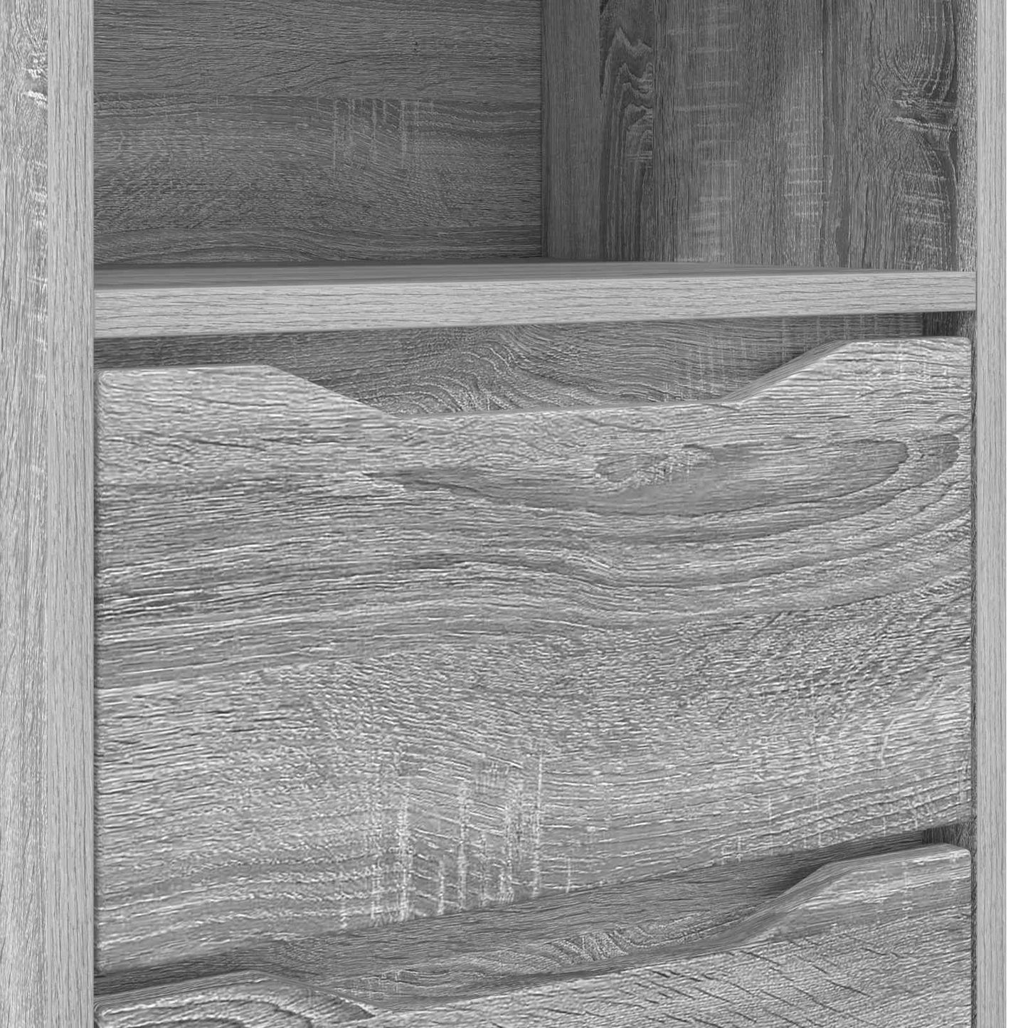 vidaXL Bedside Table Grey Sonoma 40 x 30 x 467 cm Engineered Wood