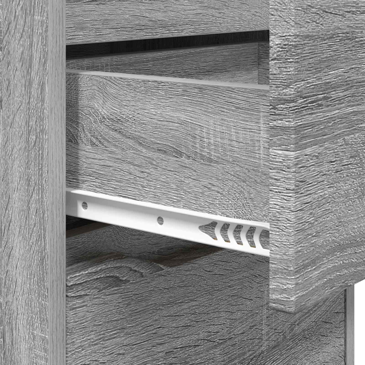 vidaXL Bedside Tables with Drawer 2 pcs Grey Sonoma 40 x 30 x 467 cm