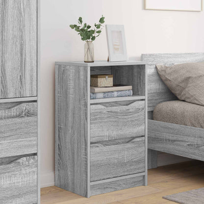 vidaXL Bedside Tables with Drawer 2 pcs Grey Sonoma 40 x 30 x 467 cm