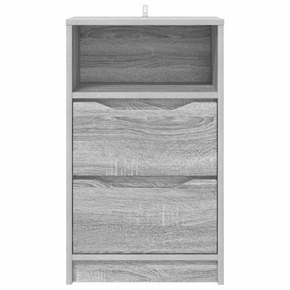 vidaXL Bedside Tables with Drawer 2 pcs Grey Sonoma 40 x 30 x 467 cm
