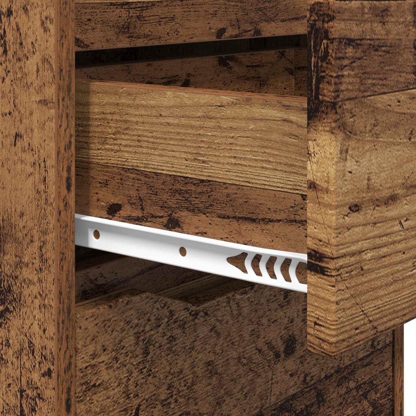 vidaXL Bedside Table Old Wood 40 x 30 x 467 cm Engineered Wood