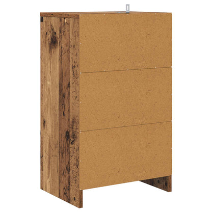 vidaXL Bedside Table Old Wood 40 x 30 x 467 cm Engineered Wood