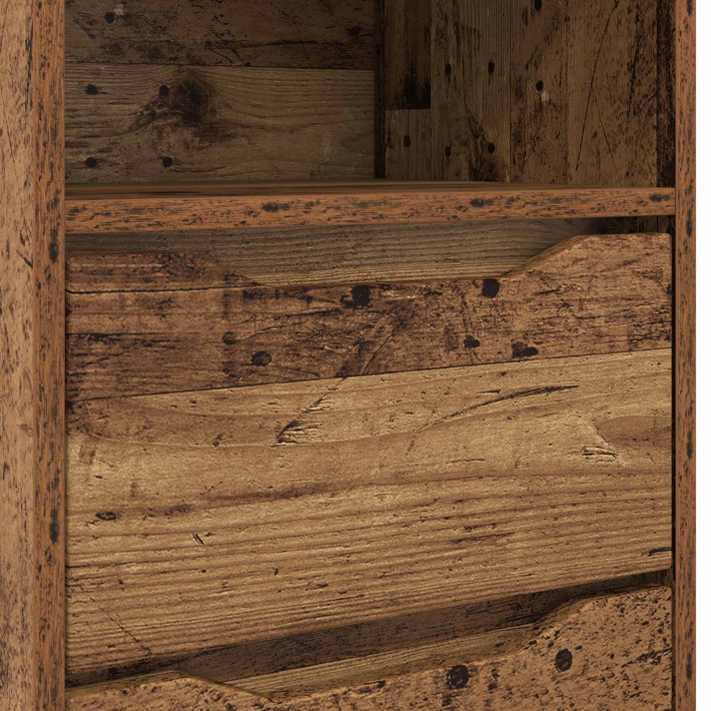 vidaXL Bedside Tables 2 pcs Old Wood 40 x 30 x 467 cm Engineered Wood
