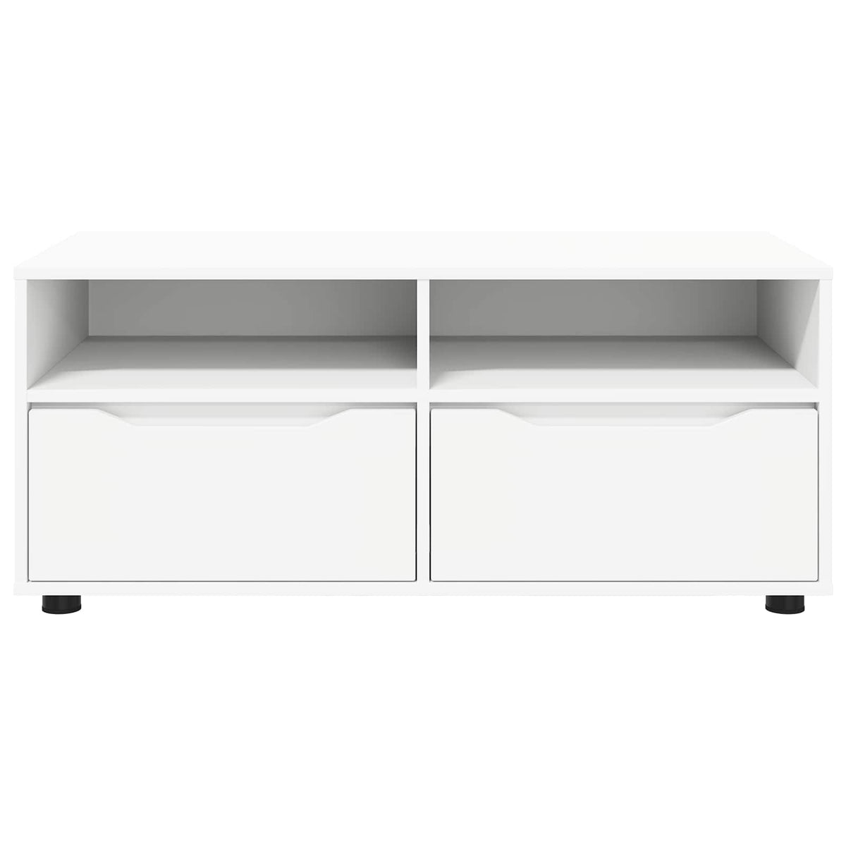 vidaXL TV Cabinet 100 x 48 x 43 cm White Engineered Wood