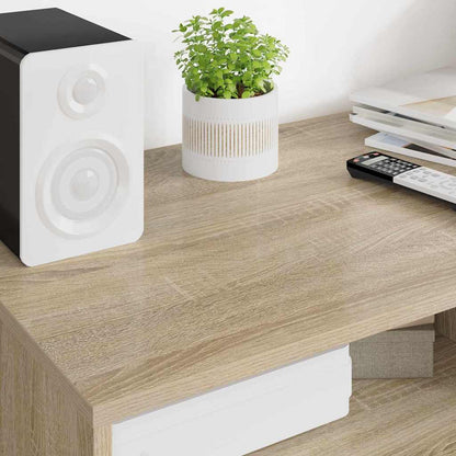 vidaXL TV Cabinet Sonoma Oak 100 x 48 x 43 cm Engineered Wood