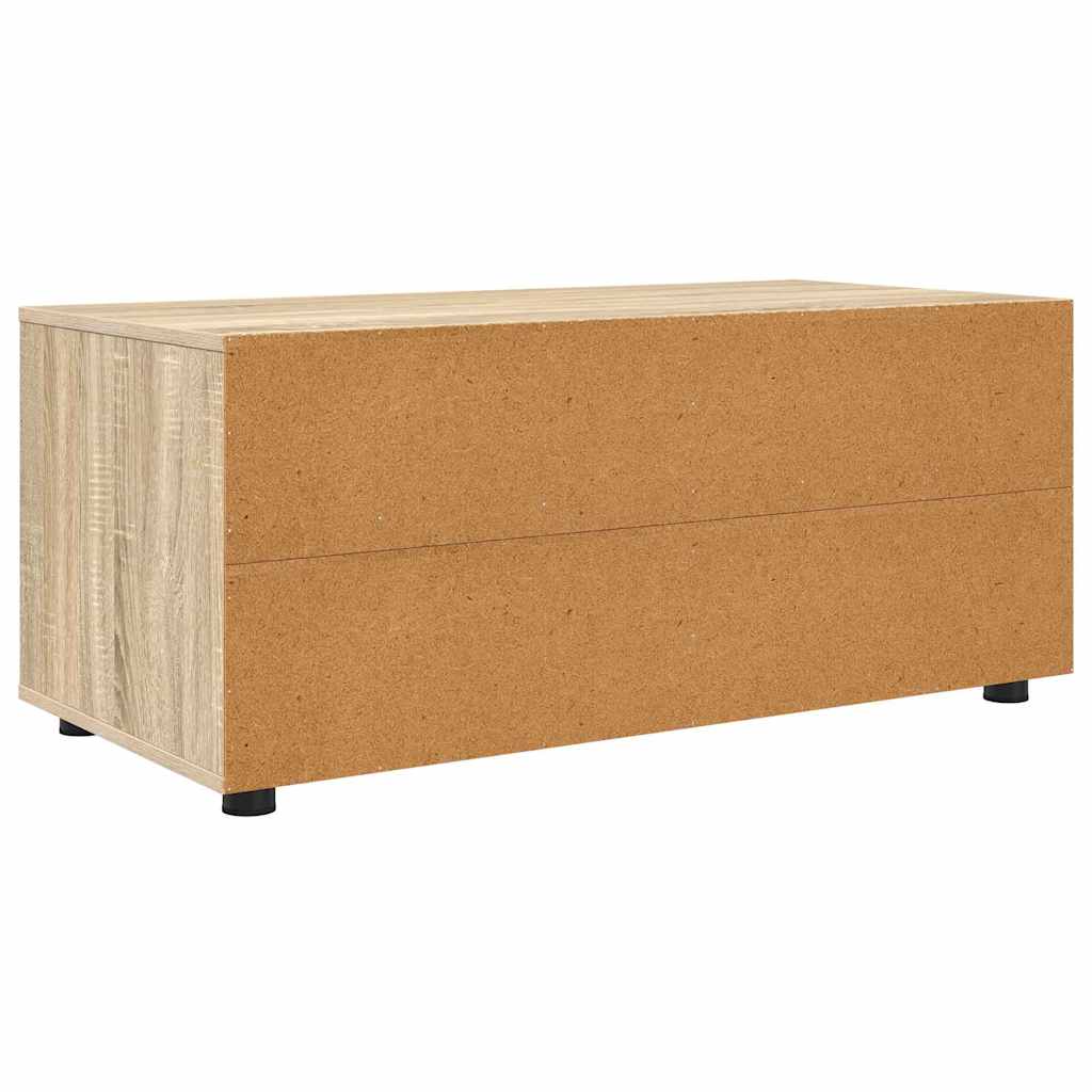 vidaXL TV Cabinet Sonoma Oak 100 x 48 x 43 cm Engineered Wood