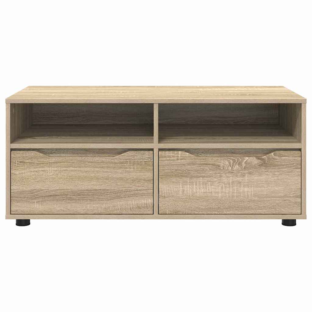 vidaXL TV Cabinet Sonoma Oak 100 x 48 x 43 cm Engineered Wood