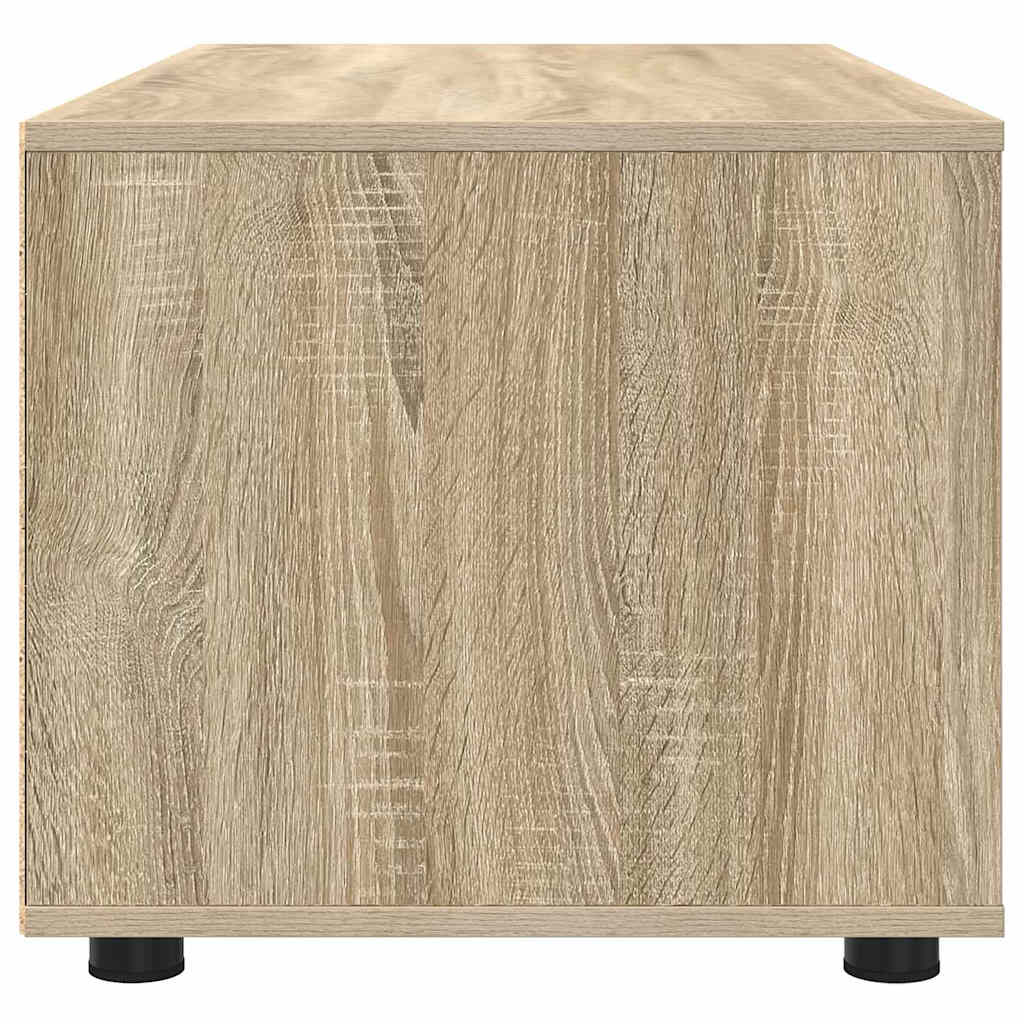 vidaXL TV Cabinet Sonoma Oak 100 x 48 x 43 cm Engineered Wood