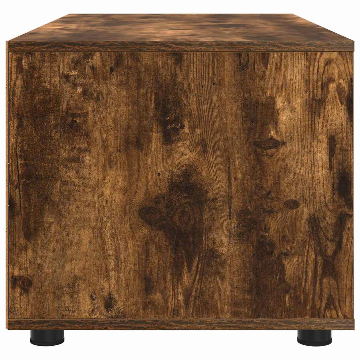 vidaXL TV Cabinet Smoked Oak 100 x 48 x 43 cm Engineered Wood